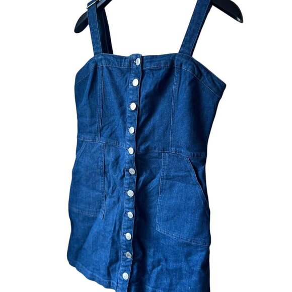 Garage Denim Mini Dress - Picture 1 of 3